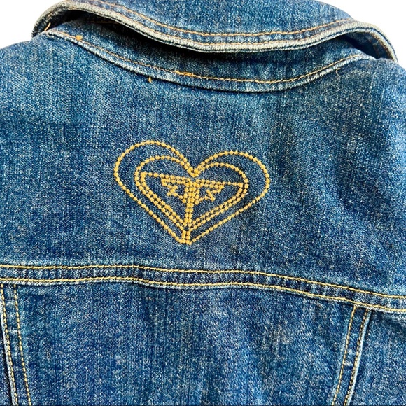 Girls Roxy denim jacket - Picture 3 of 5